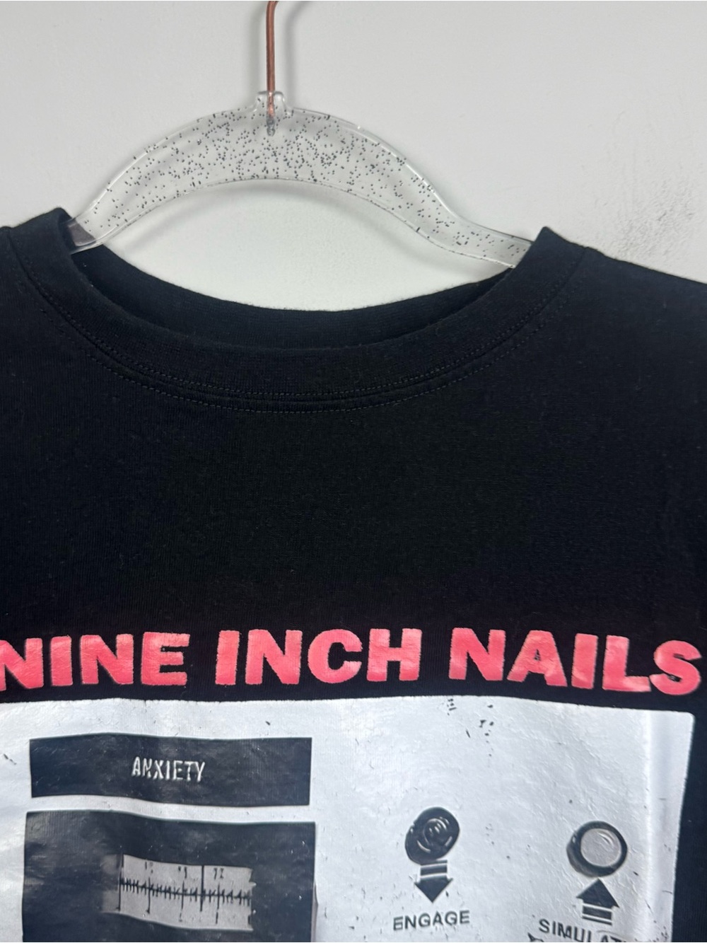 M&T | Nine Inch Nails "Add Violence" Black Graphic Tee Women’s Size Small - Picture 4 of 7